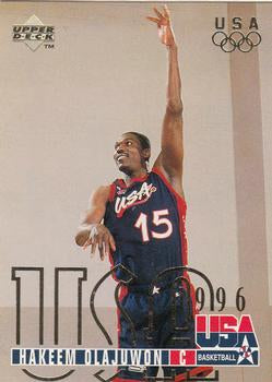 #320 Hakeem Olajuwon - USA - 1995-96 Upper Deck Basketball