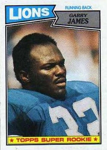 #320 Garry James - Detroit Lions - 1987 Topps Football