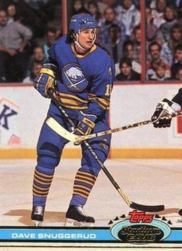 #320 Dave Snuggerud - Buffalo Sabres - 1991-92 Stadium Club Hockey