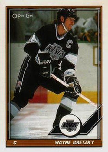 #321 Wayne Gretzky - Los Angeles Kings - 1991-92 O-Pee-Chee Hockey