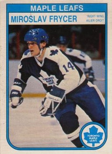 #321 Miroslav Frycer - Toronto Maple Leafs - 1982-83 O-Pee-Chee Hockey