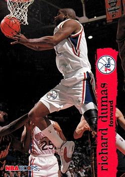 #321 Richard Dumas - Philadelphia 76ers - 1995-96 Hoops Basketball