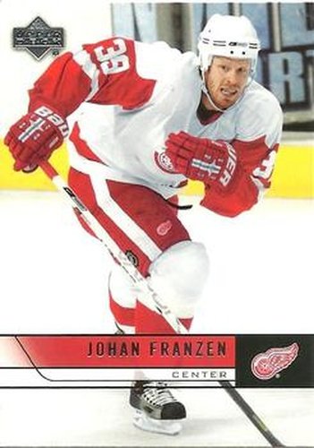 #321 Johan Franzen - Detroit Red Wings - 2006-07 Upper Deck Hockey