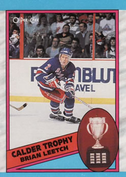 #321 Brian Leetch - New York Rangers - 1989-90 O-Pee-Chee Hockey