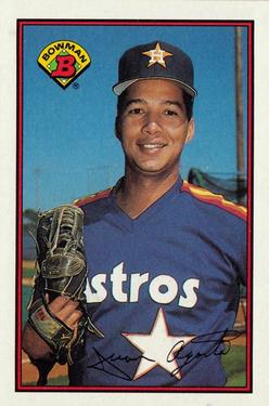 #321 Juan Agosto - Houston Astros - 1989 Bowman Baseball