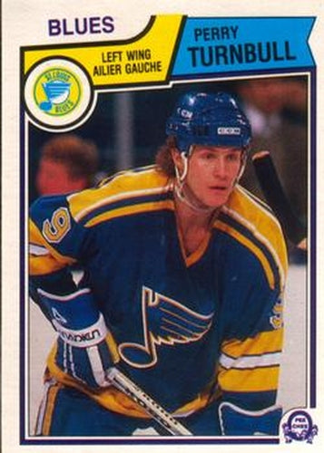 #321 Perry Turnbull - St. Louis Blues - 1983-84 O-Pee-Chee Hockey