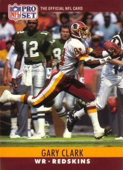 #321 Gary Clark - Washington Redskins - 1990 Pro Set Football