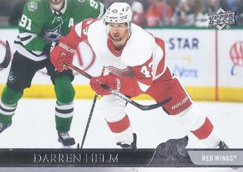 #321 Darren Helm - Detroit Red Wings - 2020-21 Upper Deck Hockey