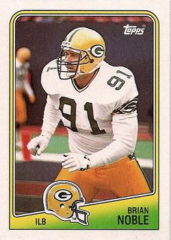 #321 Brian Noble - Green Bay Packers - 1988 Topps Football