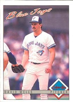 #321 David Wells - Toronto Blue Jays - 1993 O-Pee-Chee Baseball