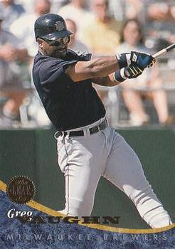 #321 Greg Vaughn - Milwaukee Brewers - 1994 Leaf Baseball