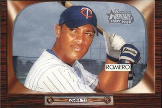 #321 Alex Romero - Minnesota Twins - 2004 Bowman Heritage Baseball