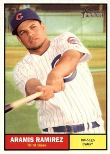 #321 Aramis Ramirez - Chicago Cubs - 2010 Topps Heritage Baseball