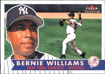 #321 Bernie Williams - New York Yankees - 2001 Fleer Tradition Baseball