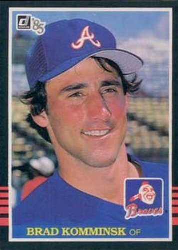 #321 Brad Komminsk - Atlanta Braves - 1985 Donruss Baseball