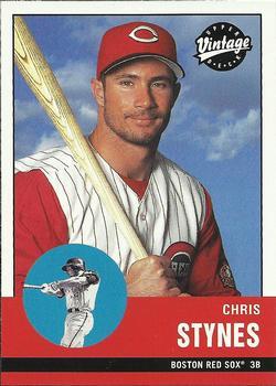#321 Chris Stynes - Cincinnati Reds - 2001 Upper Deck Vintage Baseball