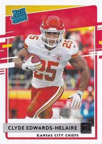#321 Clyde Edwards-Helaire - Kansas City Chiefs - 2020 Donruss Football