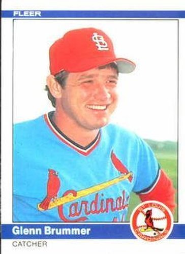 #321 Glenn Brummer - St. Louis Cardinals - 1984 Fleer Baseball