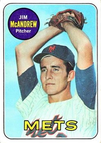 #321 Jim McAndrew - New York Mets - 1969 Topps Baseball