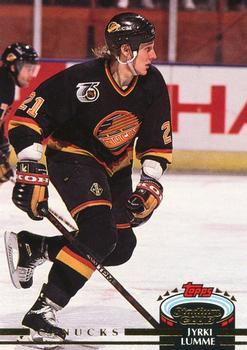 #321 Jyrki Lumme - Vancouver Canucks - 1992-93 Stadium Club Hockey