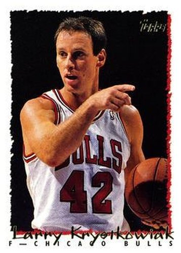 #321 Larry Krystkowiak - Chicago Bulls - 1994-95 Topps Basketball