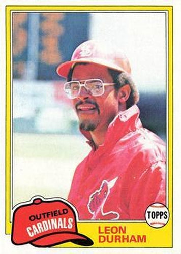 #321 Leon Durham - St. Louis Cardinals - 1981 Topps Baseball