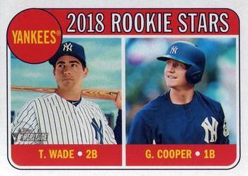 #321 Tyler Wade / Garrett Cooper - New York Yankees - 2018 Topps Heritage Baseball