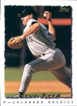 #321 Steve Reed - Colorado Rockies - 1995 Topps Baseball