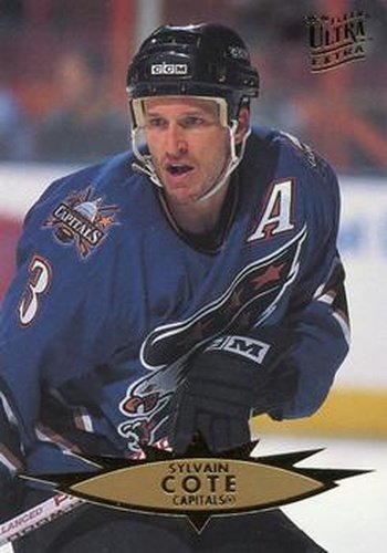 #321 Sylvain Cote - Washington Capitals - 1995-96 Ultra Hockey