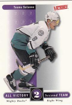 #321 Teemu Selanne - Anaheim Mighty Ducks - 1999-00 Upper Deck Victory Hockey