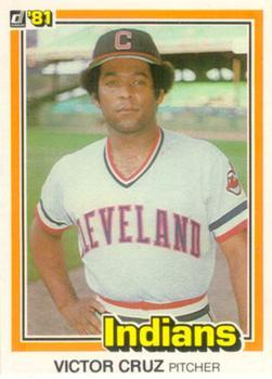 #321 Victor Cruz - Cleveland Indians - 1981 Donruss Baseball