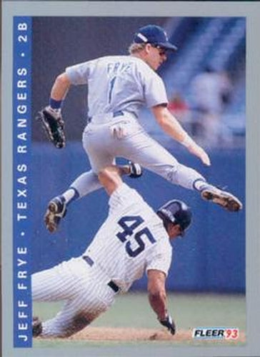 #321 Jeff Frye - Texas Rangers - 1993 Fleer Baseball