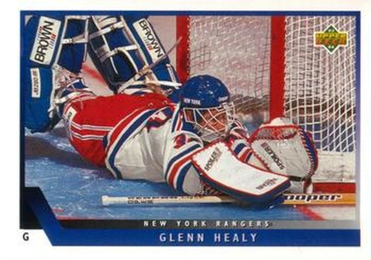 #321 Glenn Healy - New York Rangers - 1993-94 Upper Deck Hockey