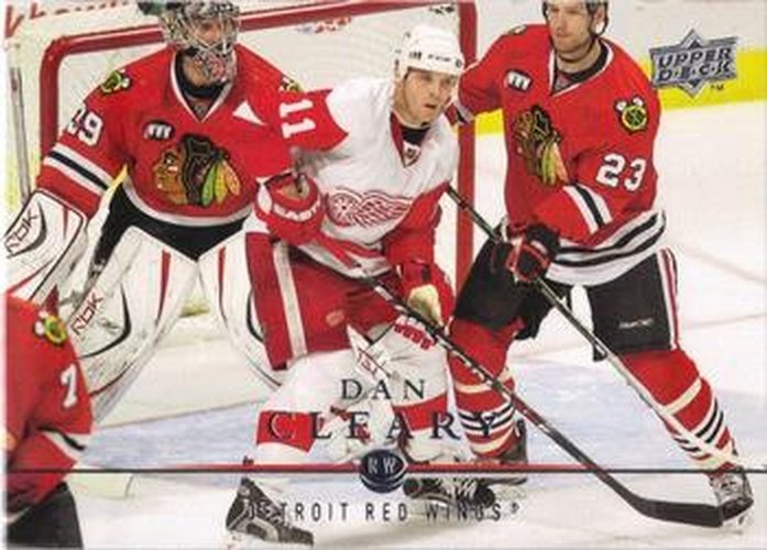 #321 Daniel Cleary - Detroit Red Wings - 2008-09 Upper Deck Hockey