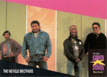 #321 The Neville Brothers - 1991 Pro Set SuperStars MusiCards