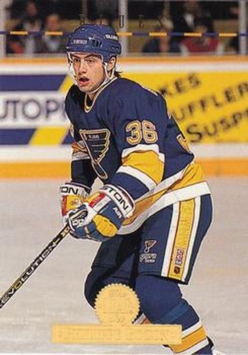 #321 Philippe Bozon - St. Louis Blues - 1994-95 Leaf Hockey