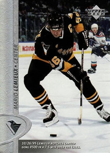 #321 Mario Lemieux - Pittsburgh Penguins - 1996-97 Upper Deck Hockey