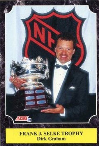#322 Dirk Graham - Chicago Blackhawks - 1991-92 Score Canadian Hockey