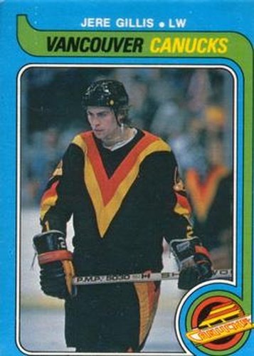 #322 Jere Gillis - Vancouver Canucks - 1979-80 O-Pee-Chee Hockey