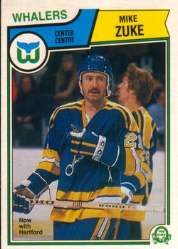 #322 Mike Zuke - Hartford Whalers - 1983-84 O-Pee-Chee Hockey