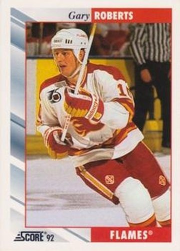 #322 Gary Roberts - Calgary Flames - 1992-93 Score USA Hockey