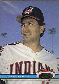 #322 Jesse Orosco - Cleveland Indians - 1991 Stadium Club Baseball