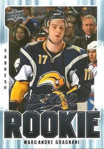 #322 Marc-Andre Gragnani - Buffalo Sabres - 2008-09 Upper Deck MVP Hockey