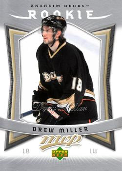 #322 Drew Miller - Anaheim Ducks - 2007-08 Upper Deck MVP Hockey