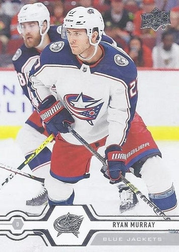 #322 Ryan Murray - Columbus Blue Jackets - 2019-20 Upper Deck Hockey