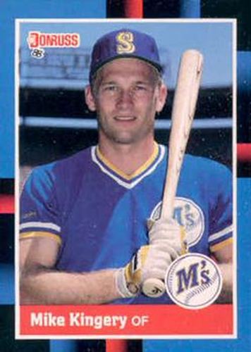 #322 Mike Kingery - Seattle Mariners - 1988 Donruss Baseball