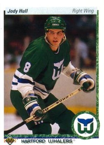 #322 Jody Hull - Hartford Whalers - 1990-91 Upper Deck Hockey
