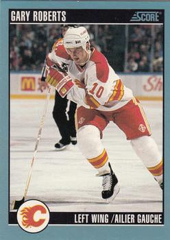 #322 Gary Roberts - Calgary Flames - 1992-93 Score Canadian Hockey