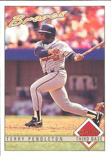#322 Terry Pendleton - Atlanta Braves - 1993 O-Pee-Chee Baseball