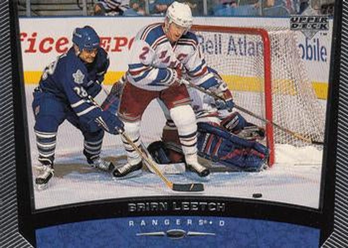 #322 Brian Leetch - New York Rangers - 1998-99 Upper Deck Hockey